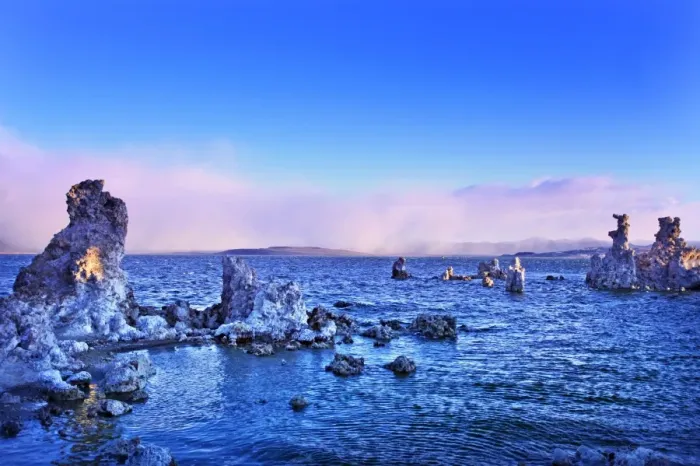Framed Print : Blue Sunrise at Mono Lake Framed Print : Blue Sunrise at Mono Lake