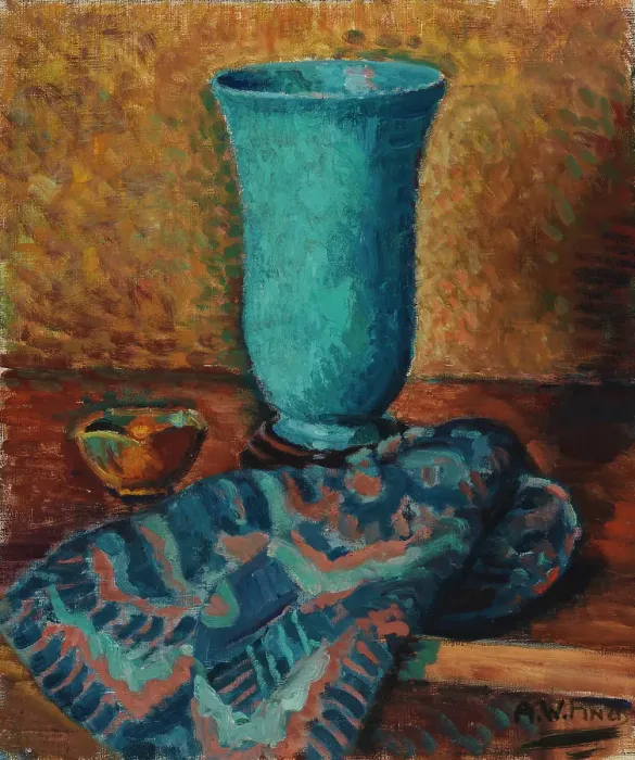 Framed Print : Blue Vase. Blue vase, 1928. Creator: Alfred William Finch Framed Print : Blue Vase. Blue vase, 1928. Creator: Alfred William Finch