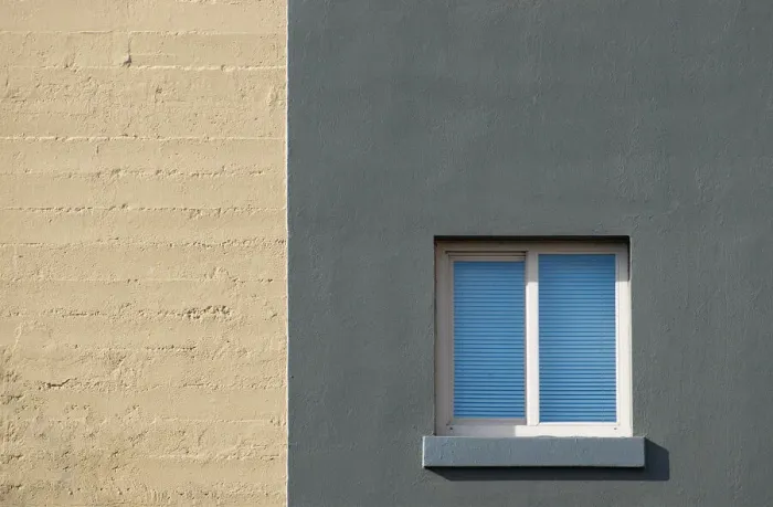 Framed Print : Blue Windowpane Framed Print : Blue Windowpane
