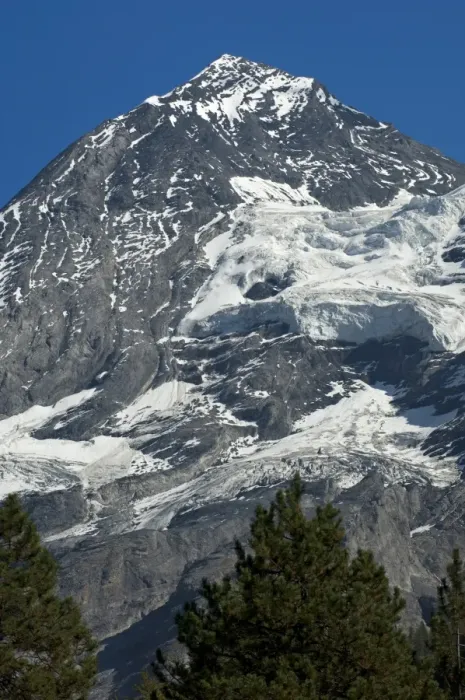 Framed Print : Blueemlisalp Mountain, Kandersteg, Bernese Oberland, Switzerland, Europe