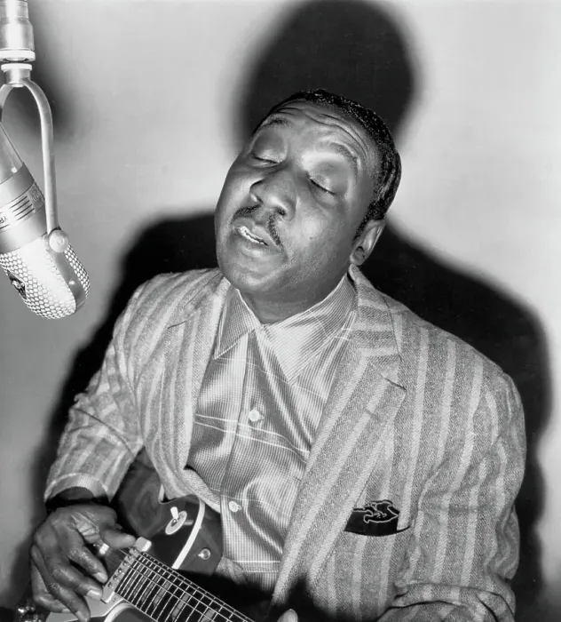 Framed Print : Blues Singer Muddy Waters In The Studio Framed Print : Blues Singer Muddy Waters In The Studio