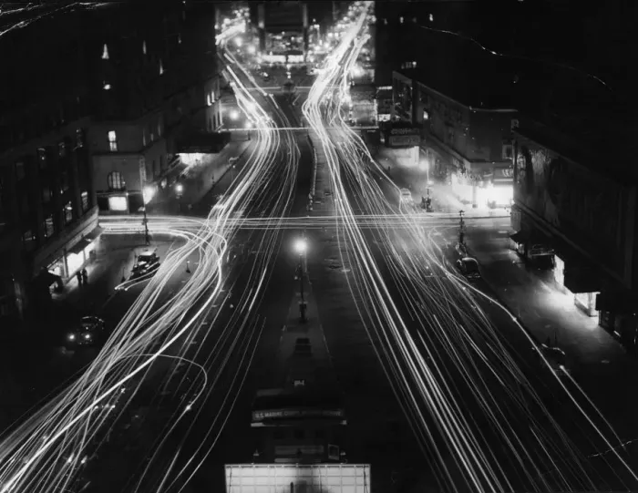 Framed Print : Blurred Lights
