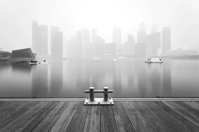 Framed Print : Blurred Skyline Framed Print : Blurred Skyline