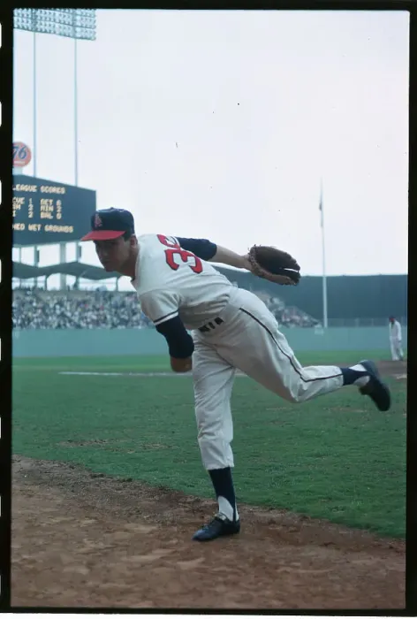 Framed Print : Bo Belinsky in Pitching Position Framed Print : Bo Belinsky in Pitching Position