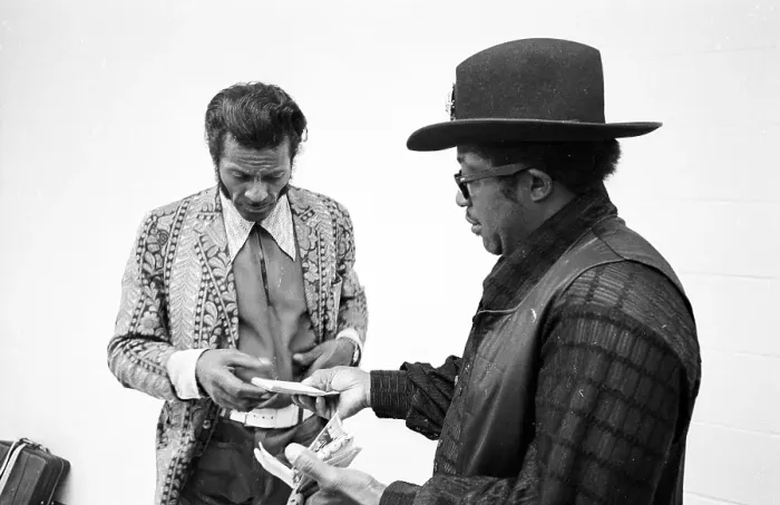Framed Print : Bo Diddley & Chuck Berry Let The Good Times Roll Framed Print : Bo Diddley & Chuck Berry Let The Good Times Roll