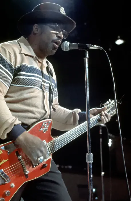 Framed Print : Bo Diddley Performs On A TV Show Framed Print : Bo Diddley Performs On A TV Show