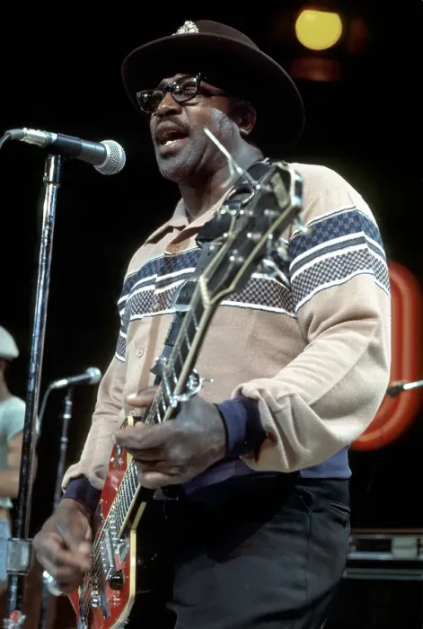 Framed Print : Bo Diddley Performs On A TV Show Framed Print : Bo Diddley Performs On A TV Show