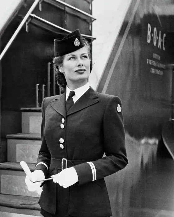 Framed Print : BOAC Female Uniform Framed Print : BOAC Female Uniform