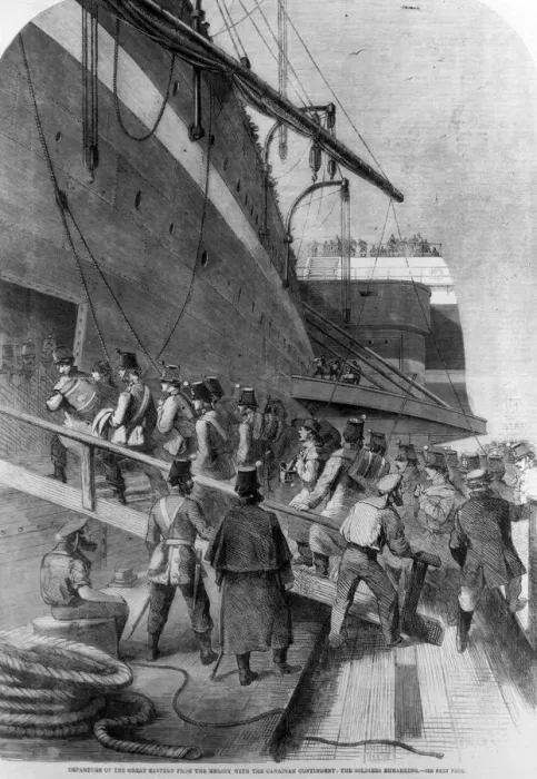 Framed Print : Boarding At Liverpool Framed Print : Boarding At Liverpool