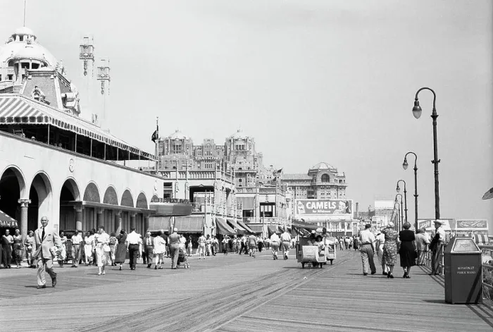 Framed Print : Boardwalk with Shelbourn Lounge on Left Framed Print : Boardwalk with Shelbourn Lounge on Left