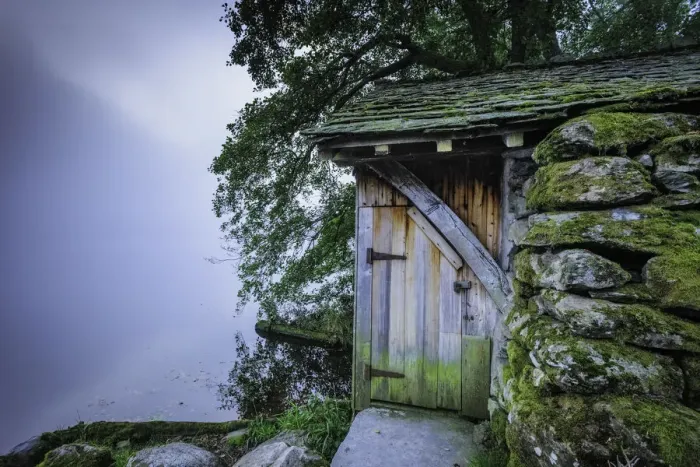 Framed Print : Boathouse - Grasmere Framed Print : Boathouse - Grasmere