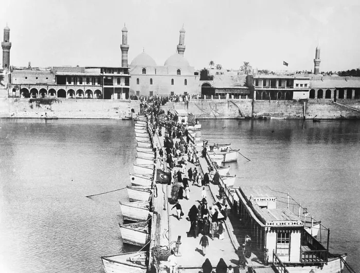 Framed Print : Boats Crossing The Tigris; Waterfront Vi Framed Print : Boats Crossing The Tigris; Waterfront Vi