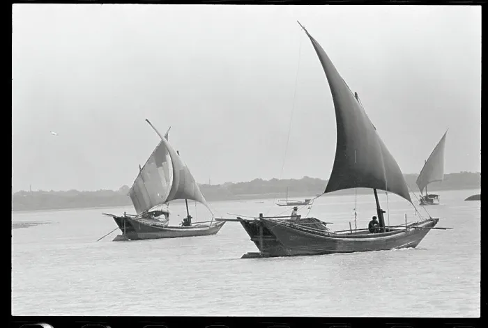 Framed Print : Boats Sailing Along Irrawaddy River Framed Print : Boats Sailing Along Irrawaddy River
