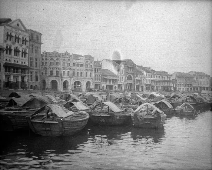 Framed Print : Boats At Singapore