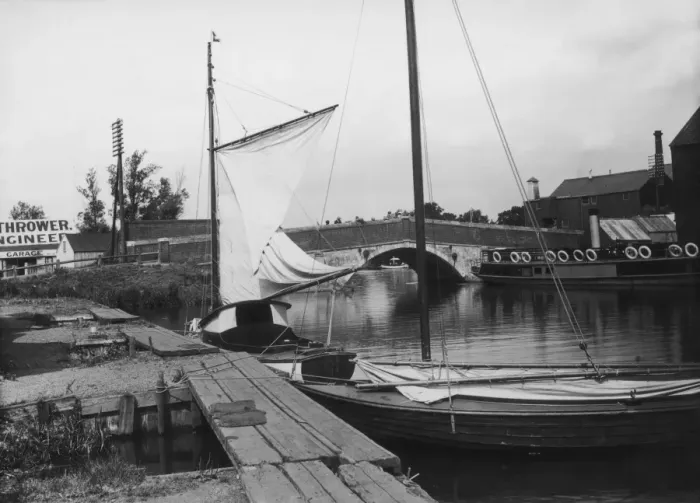 Framed Print : Boats At Wroxham Framed Print : Boats At Wroxham