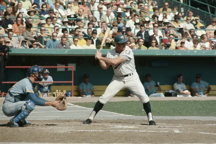 Framed Print : Bob Allison in Batting Action Position Framed Print : Bob Allison in Batting Action Position