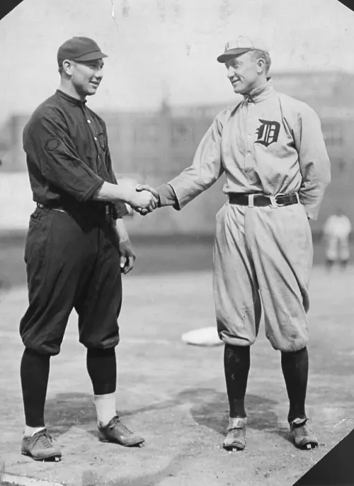 Framed Print : Bob Bescher And Ty Cobb In Uniforms Framed Print : Bob Bescher And Ty Cobb In Uniforms