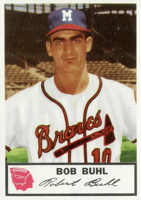 Framed Print : Bob Buhl Baseball Card Framed Print : Bob Buhl Baseball Card
