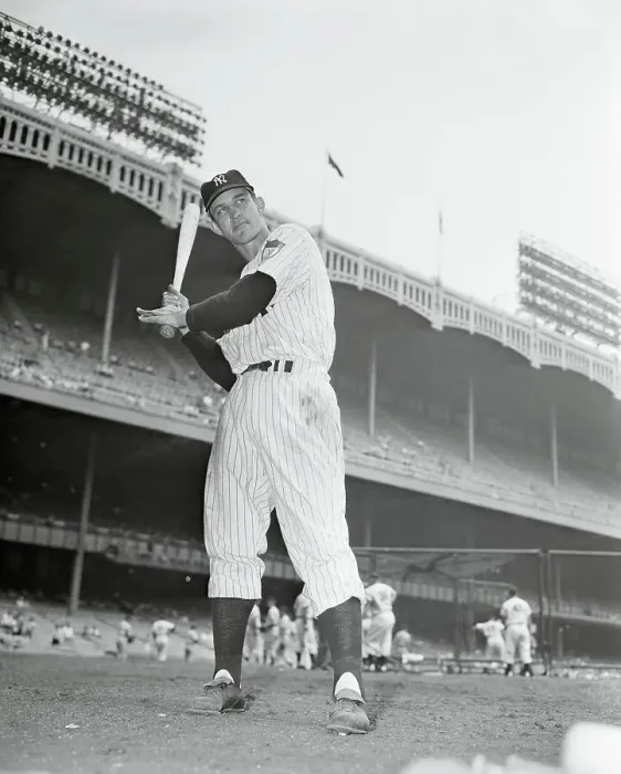 Framed Print : Bob Cerv in Batting Position Framed Print : Bob Cerv in Batting Position
