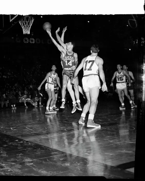 Framed Print : Bob Cousy in Basketball Action Framed Print : Bob Cousy in Basketball Action