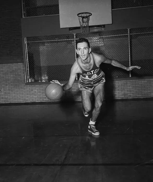 Framed Print : Bob Cousy Dribbling a Basketball Framed Print : Bob Cousy Dribbling a Basketball