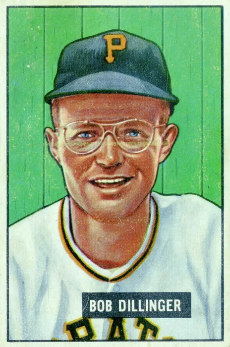 Framed Print : Bob Dillinger Baseball Card Framed Print : Bob Dillinger Baseball Card