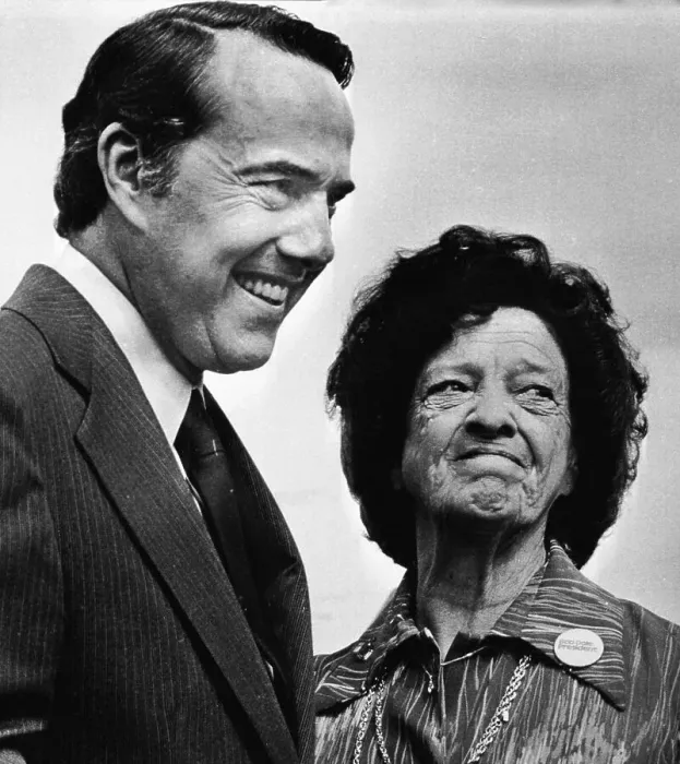 Framed Print : Bob Dole with His Mother Framed Print : Bob Dole with His Mother