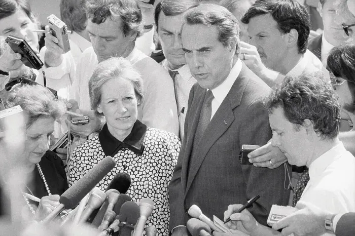 Framed Print : Bob Dole and Nancy Kassebaum Framed Print : Bob Dole and Nancy Kassebaum
