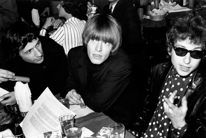 Framed Print : Bob Dylan With Brian Jones