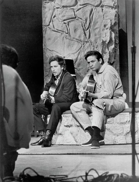 Framed Print : Bob Dylan & Johnny Cash Framed Print : Bob Dylan & Johnny Cash
