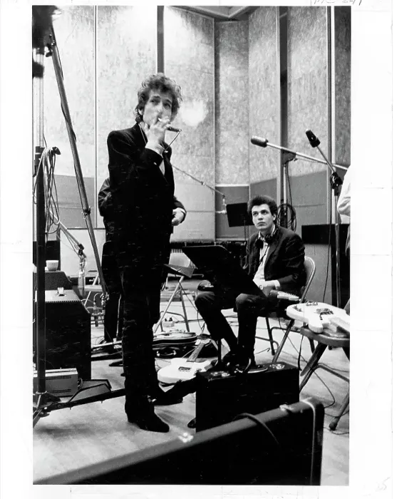 Framed Print : Bob Dylan & Mike Bloomfield Recording Highway 61 Revisited Framed Print : Bob Dylan & Mike Bloomfield Recording Highway 61 Revisited