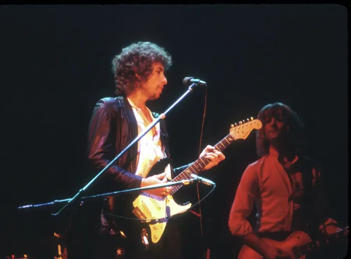 Framed Print : Bob Dylan Performs In Savannah