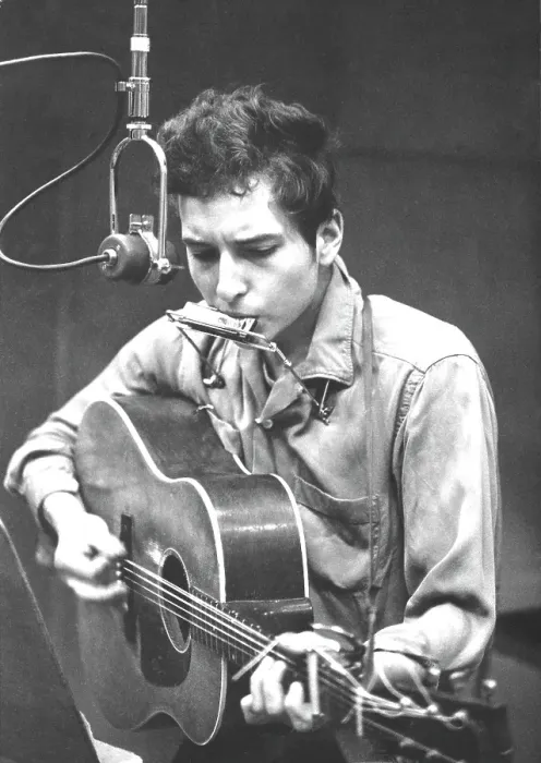 Framed Print : Bob Dylan Records His First Album For Columbia Framed Print : Bob Dylan Records His First Album For Columbia