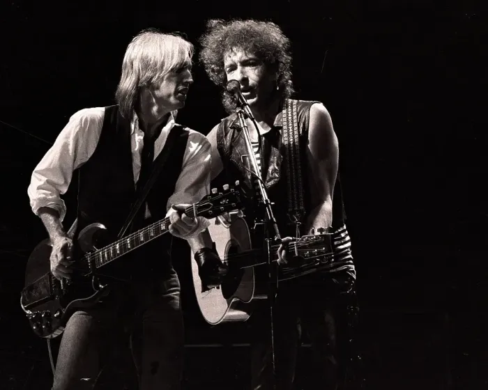 Framed Print : Bob Dylan & Tom Petty Rockin Framed Print : Bob Dylan & Tom Petty Rockin