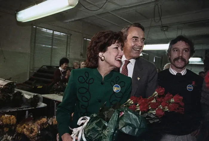 Framed Print : Bob and Elizabeth Dole Posing Framed Print : Bob and Elizabeth Dole Posing