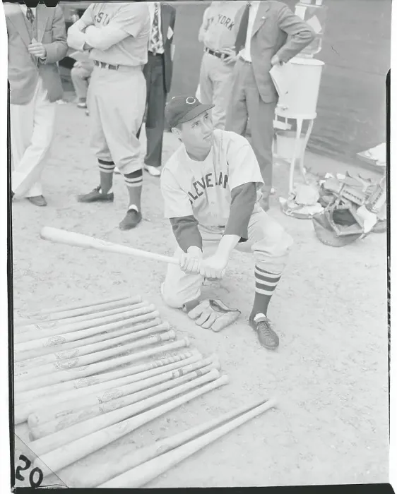 Framed Print : Bob Feller Testing Baseball Bats Framed Print : Bob Feller Testing Baseball Bats