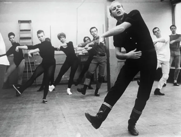 Framed Print : Bob Fosse Directing Dances Framed Print : Bob Fosse Directing Dances
