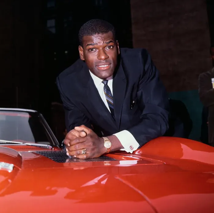 Framed Print : Bob Gibson Leaning on his New Car Framed Print : Bob Gibson Leaning on his New Car