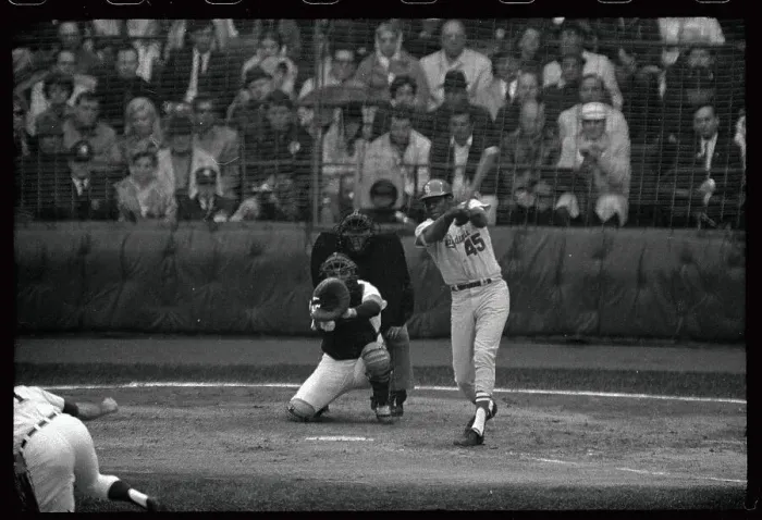 Framed Print : Bob Gibson Playing Up to Homerun Framed Print : Bob Gibson Playing Up to Homerun