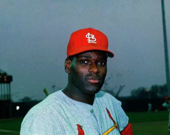 Framed Print : Bob Gibson Posing for Photograph Framed Print : Bob Gibson Posing for Photograph