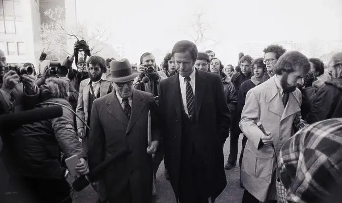 Framed Print : Bob Haldeman Arrives At Court Framed Print : Bob Haldeman Arrives At Court