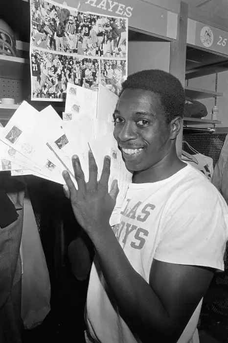 Framed Print : Bob Hayes Displaying His Fan Mail Framed Print : Bob Hayes Displaying His Fan Mail