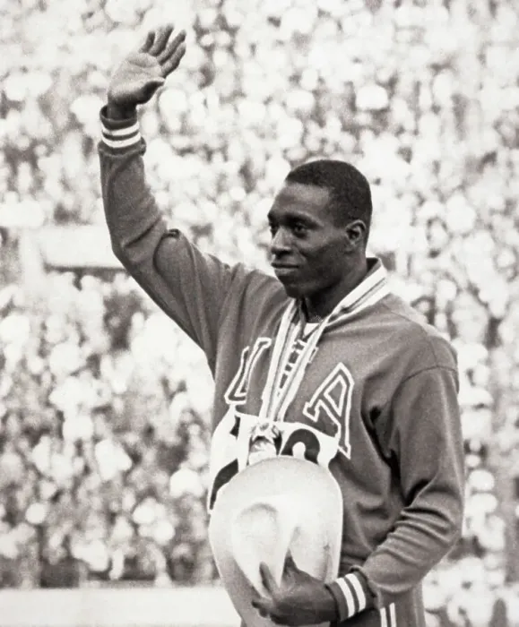 Framed Print : Bob Hayes at Olympic Medal Ceremony Framed Print : Bob Hayes at Olympic Medal Ceremony