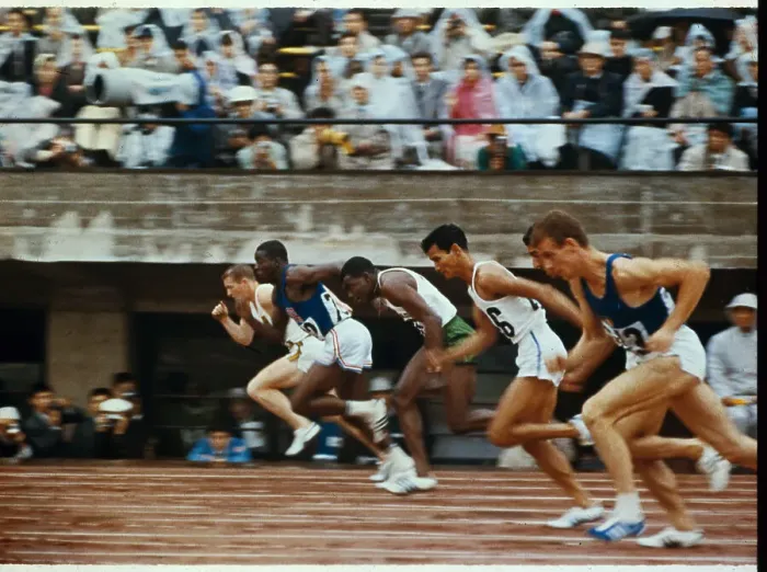 Framed Print : Bob Hayes Running Olympic Race Framed Print : Bob Hayes Running Olympic Race