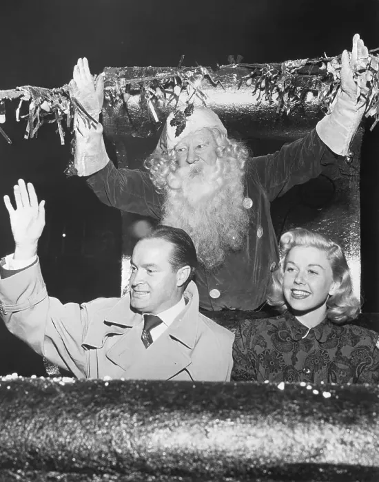 Framed Print : Bob Hope and Doris Day on Parade Framed Print : Bob Hope and Doris Day on Parade
