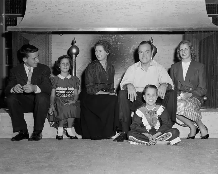 Framed Print : Bob Hope and Family Framed Print : Bob Hope and Family