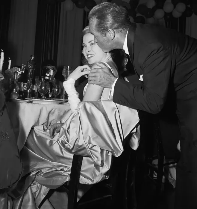 Framed Print : Bob Hope Kissing Grace Kelly Framed Print : Bob Hope Kissing Grace Kelly