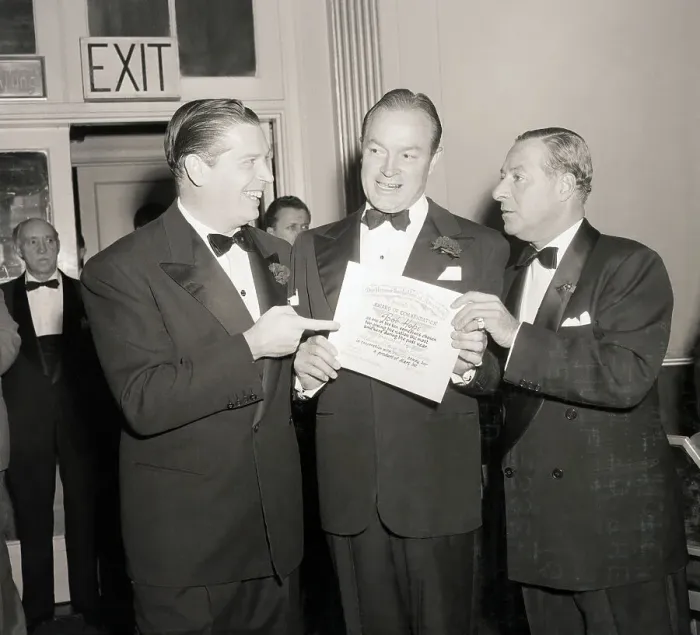 Framed Print : Bob Hope with Milton Berle and George Jessel Framed Print : Bob Hope with Milton Berle and George Jessel