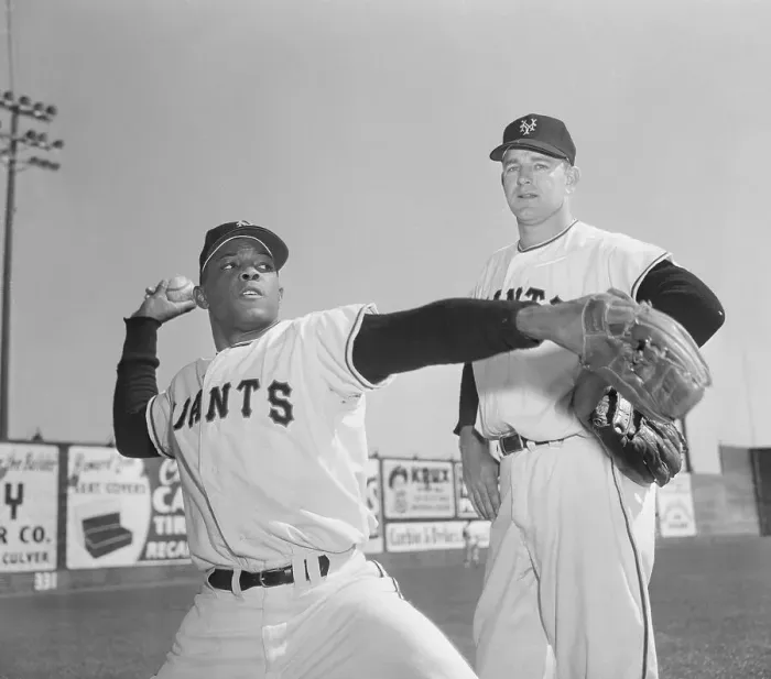 Framed Print : Bob Lennon Observing Willie Mays Pitching Position Framed Print : Bob Lennon Observing Willie Mays Pitching Position