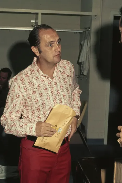 Framed Print : Bob Newhart Prepares For Baseball Framed Print : Bob Newhart Prepares For Baseball